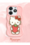 Tecno Spark 10 Pro Compatible Case Camera Protector Pink Silicone Couple Phone Case Kitty Pattern - 2