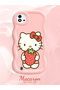 Realme C20 Compatible Case Camera Protector Pink Silicone Couple Phone Case Kitty Pattern - 2