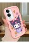 Vivo Y04S Compatible Case Camera Protector Pink Silicone Couple Phone Case Cartoon Pattern