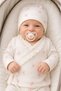 Newborn 10-Piece Muslin Hospital Discharge Set Cotton Seasonal Baby Girl-Boy Bodysuit Set 0-3 Months with Blanket - 6
