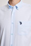 Men's Light Blue Short Sleeve Shirt 50320277-Vr003 - 6