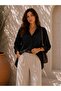 Women's Black Oversized Shirt - 3