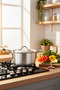 Aluminium Cooking Pot with Lid |26cm | Silver - 6