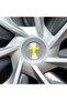 Set of 8 Custom Cut Logo Stickers for Tesla Model Y Steering Wheel Front Rear Rims and Sensors - 4