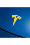 Set of 8 Custom Cut Logo Stickers for Tesla Model Y Steering Wheel Front Rear Rims and Sensors - 7