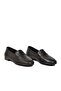 Black Genuine Leather Women's Casual Shoes 2078 Z - 3