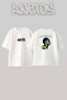 Central Cee_23 Design Printed Unisex Oversize Fit White Tshirt