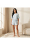 Intimates Pyjama Set Printed T-shirt & Shorts Cotton