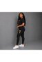Women's Black Shiny Leggings High Waist Shaping Sports Pro Leggings (Two-Piece Combination) - 2