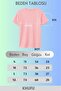 Pink Oversize Cotton T-Shirt with Turtle and Flower Print, Relaxed Fit, Unisex - 6