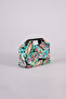 Heybes Women's Floral Patterned Clutch Handbag - 2