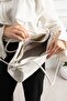 Women's White Two-Strap Hand and Shoulder Bag-Bd3007Bd - 4
