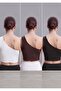 Women's Black-Brown-Ecru One-Shoulder Diver Bustier Crop Beach Sea Casual Summer Combination - 2