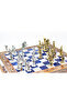 Matxzngz Chess with Storage Roman Carved Sc38S - 38cm, Mi Board (182320) - Sc38M - 7
