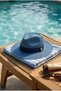 Women's Uv Protected Straw Fedora Hat - 2