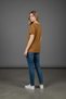 Women's Crew Neck Tobacco Color T-Shirt - 7943 - 5