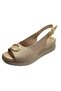 26029809 Genuine Leather Padded Anatomical Sole Sandals - 4