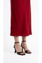 Majlis Women's Heeled Sandals Thin Heel Metallic Open Toe Single Strap Ankle Strap Evening Dress Event Stylish 9 cm - 6