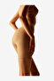 Women Premium Seamless Push Up Short Beige Shaping Corset - 3
