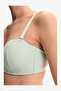 Women Lotus Pointel Light Green Strapless Wired Bra - 3
