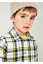 Boy's Polen Series Plaid Long Sleeve Shirt 2-10 Years Beige - 2