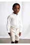 Boy's Striped Linen Blend Bermuda Shorts 2-10 Years Beige