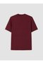 Vizyon New Season Burgundy Regular Fit Thick Fabric T-Shirt /03 - 6