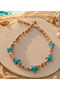 Sea Shell Blue Starfish Detailed Adjustable Necklace |   Summer Themed Handmade Women's Necklace - 3