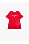 Short Sleeve Crew Neck Cotton Printed T-Shirt - 3
