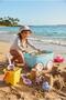 Sand Set with Wheelbarrow - Get Ready for Fun on the Beach 6-Piece Educational Colorful Sand Play Set - 2