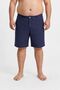 Battal Size Men's Navy Blue Shorts Thin Cotton Chisle Fabric up to 12XL - 7