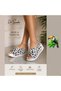 Women's Orthopedic Leather Summer Slippers with Cross Straps and Buckle, Lightweight Daily Comfort Slippers - 3
