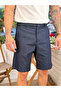 Basic Self-Patterned Regular Shorts - 2