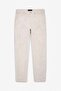 Beige Slim Casual Pants - 7