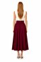 3969 Zero Sleeves Top Camisole Dress with Poplin Belt - 2