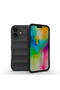 iPhone 16 Case with Camera Protection Flexible Silicone Finger Strip Tkng