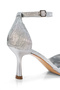 Ankle-Strap Pointed Toe Evening Shoes and Bag Set - 3