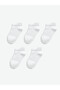Alita City Lcw Kids White Plain Girls' Booties Socks with a Difference