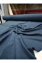 Fabric 93% Viscosa Dark Blue Dress Tunic Pants Silky Soft Texture 220 Gr - 5