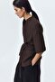 Short-sleeved linen-blend blazer - 5
