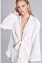 Regular Fit Muslin White Beach Dress H8030Ax26Sp - 2