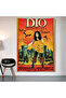 Dio Wall Covering Wall Tapestry First Quality Satin Fabric Poster