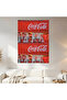 Coca-Cola Vintage Wall Covering Wall Tapestry First Quality Satin Fabric Poster - 2