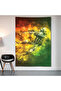 Abstract Explosion Art Wall Covering Wall Tapestry First Quality Satin Fabric Poster