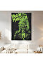 Iron Maiden Eddie Wall Covering Wall Tapestry First Quality Satin Fabric Poster - 2
