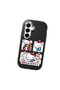 Samsung Galaxy S25 Plus Compatible Case Camera Protector Black Silicone Couple Phone Case Kitty Pattern - 3