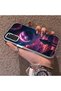 Samsung Galaxy S20 Fe Compatible Silicone Edge Hard Back Case Couple Phone Case Planet Pattern - 2