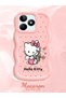 Realme Note 50 Compatible Case Camera Protector Pink Silicone Couple Phone Case Kitty Pattern - 2