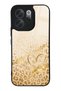 Vivo V70 Golden Heart Glow Design Glossy Phone Case