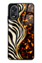 Oppo A38 Black Safari Design Glossy Phone Case